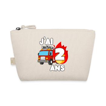 J’ai 2 ans camion de pompier fun - Trousse biologique - nature - Devant