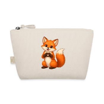 Forme de cœur de renard d’amour - Trousse biologique - nature - Devant