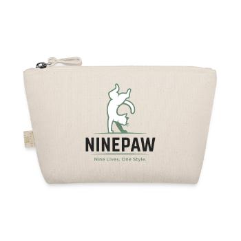 Ninepaw Logo - Organic Pouch - nature - Front