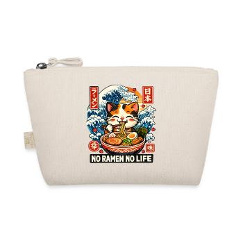 Ramen Cat Kanagawa - Organic Pouch - nature - Front