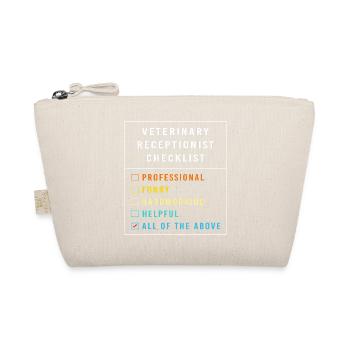 Veterinarian, Receptionist, Veterinarian, Secretary - Organic Pouch - nature - Front