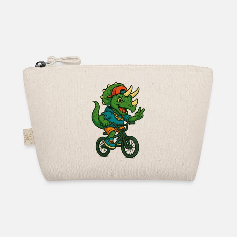 Dino BMX Fahrrad - Bio-Täschchen - Natur