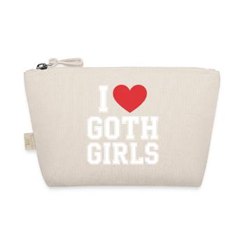 J’adore les filles gothiques - Trousse biologique - nature - Devant