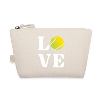 Tennis-Liebhaber - Bio-Täschchen - Natur - Vorne