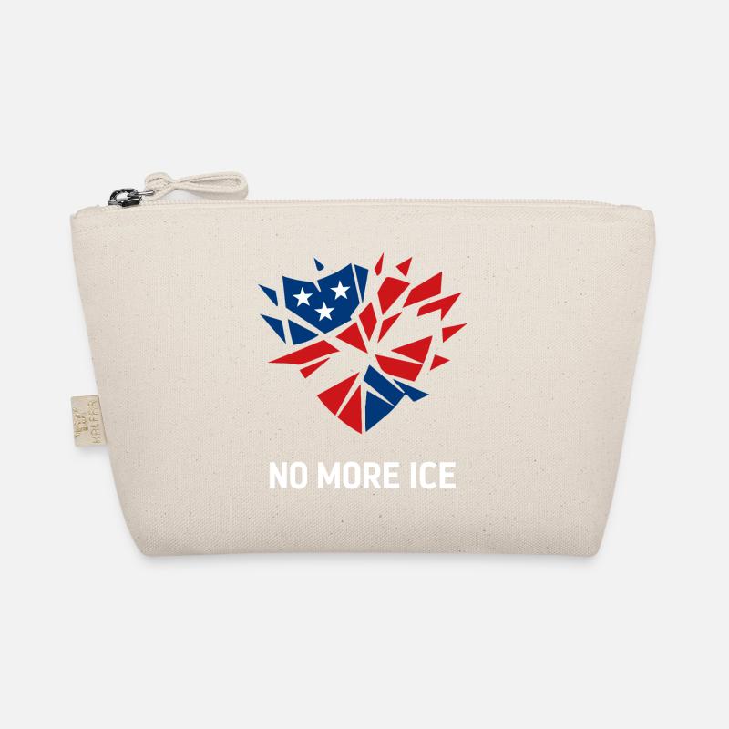 Stop the deportation protest heart Organic Pouch