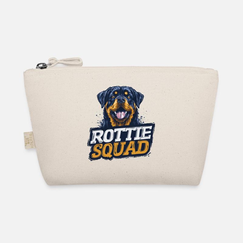 Rottie Squad – Starkes Hundemotiv Bio-Täschchen