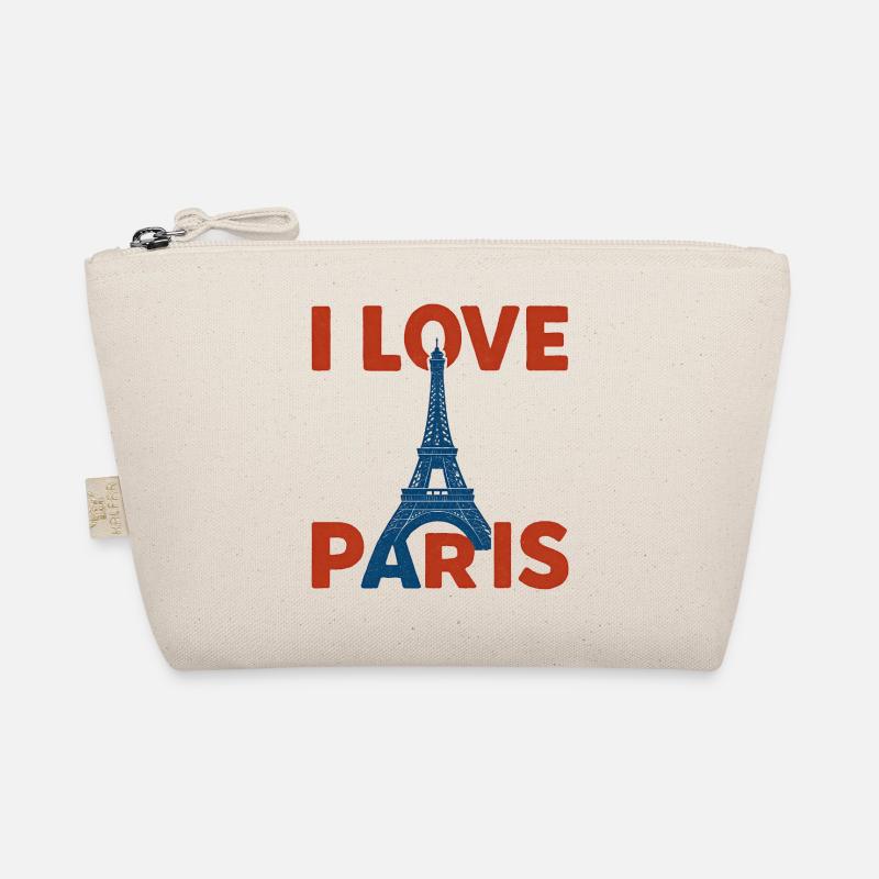 Amour Paris Tour Eiffel Graphique Trousse biologique