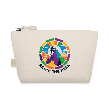 Colorful Summit Storm Mountaineer Climber Summit - Organic Pouch - nature - Front