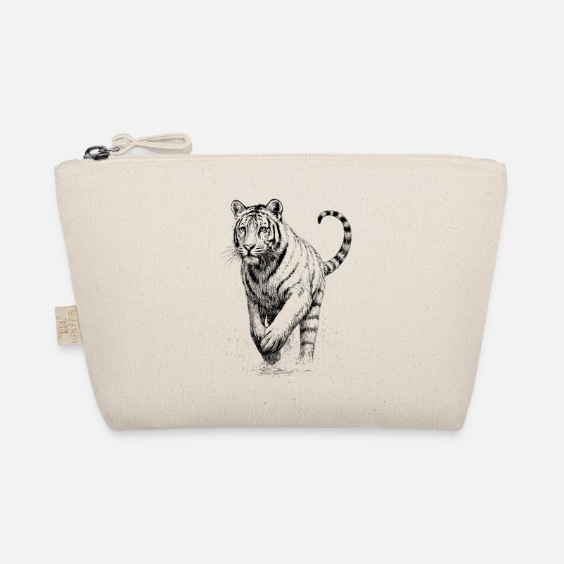 Tiger - Bio-Täschchen - Natur