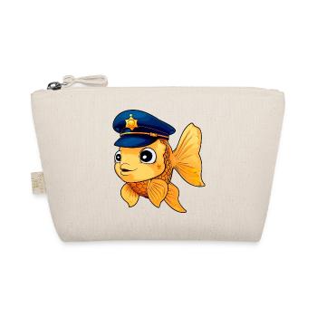 Goldfish Policeman - Organic Pouch - nature - Front