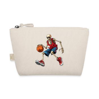 Basketball Skeleton - Organic Pouch - nature - Front