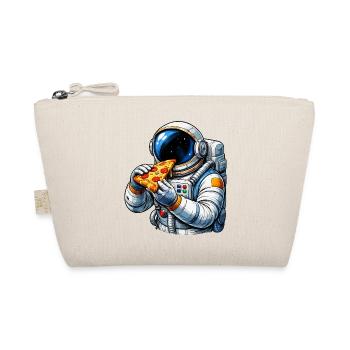 Astronaut eating pizza - Organic Pouch - nature - Front