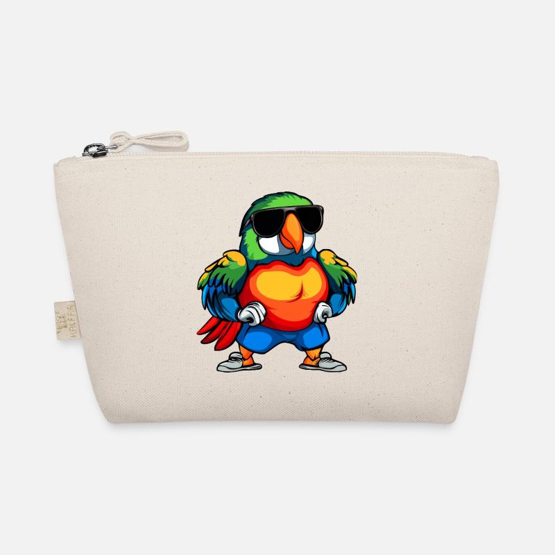 Cooler Papagei Bio-Täschchen