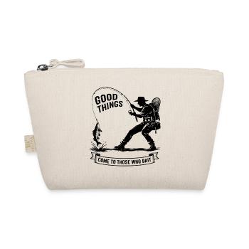 Fischer Vater - Good things come to those who bait - Bio-Täschchen - Natur - Vorne
