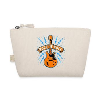 Bannière Rock’N’Roll avec guitare - Trousse biologique - nature - Devant