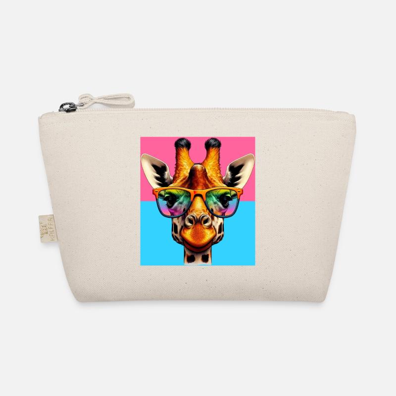 giraffe - Organic Pouch - nature