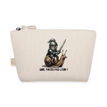 Sire, don't be a fool! - Organic Pouch - nature - Front