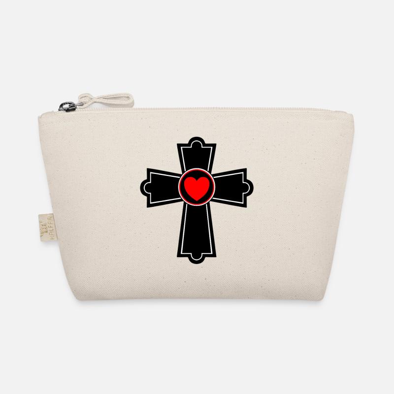 Croix avec le cœur Trousse biologique