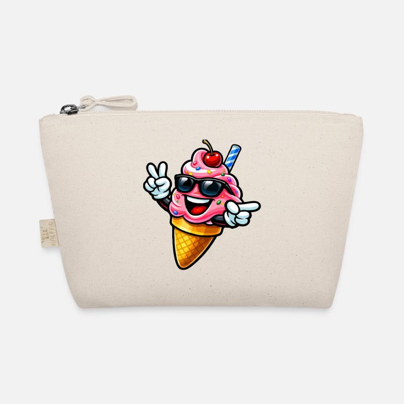 Glace d’été avec lunettes de soleil Trousse biologique