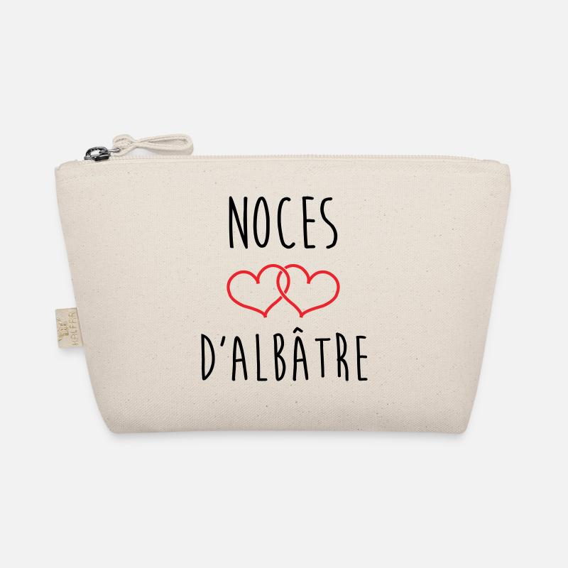 Alabaster Wedding 75 Years of Marriage Organic Pouch