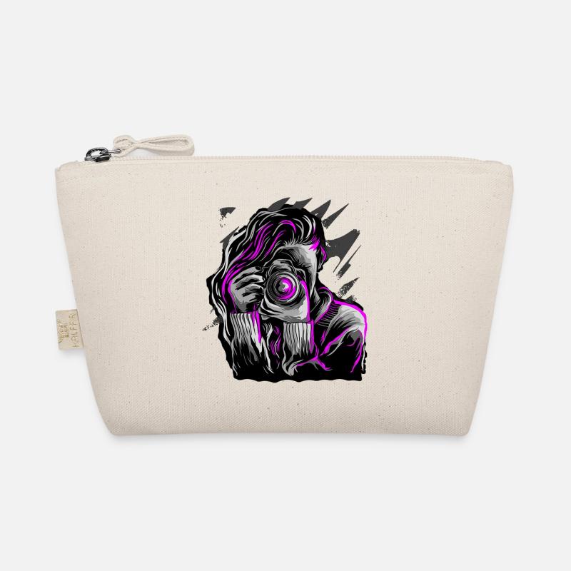 Photographer with camera motif Organic Pouch