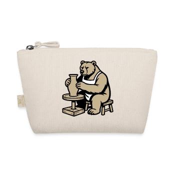 Steady Hands Grizzly — Master of Ceramics - Organic Pouch - nature - Front