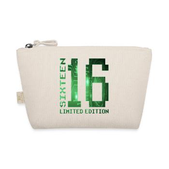 16. Geburtstag Limited Edition Pixel Zocker - Bio-Täschchen - Natur - Vorne