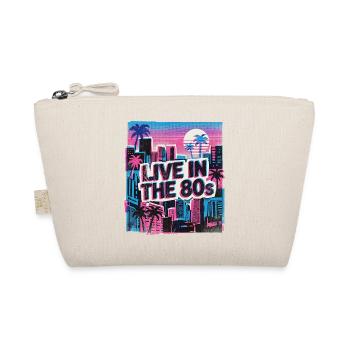 80s Retro Vintage Party - Organic Pouch - nature - Front