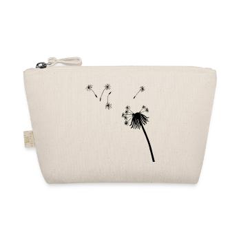 Silhouette Seeding Dandelion - Organic Pouch - nature - Front