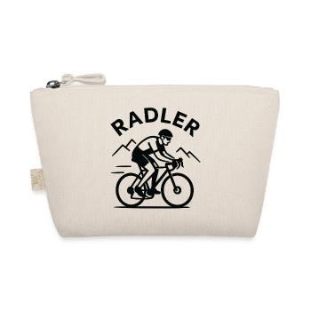 Cyclist Silhouette - Organic Pouch - nature - Front