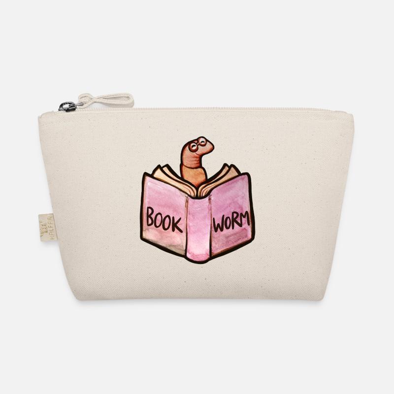 Bookworm Reader: Pink Open Book Bio-Täschchen