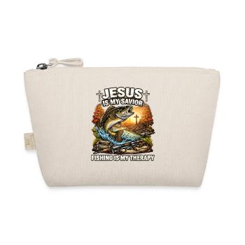 Jésus est mon sauveur, la pêche est une thérapie - Trousse biologique - nature - Devant