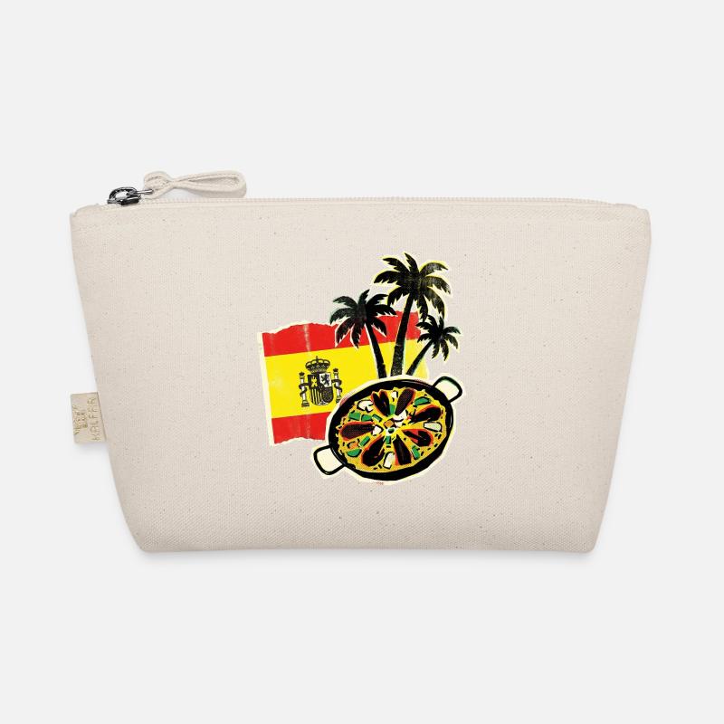 Spain Paella Palm Trees Organic Pouch