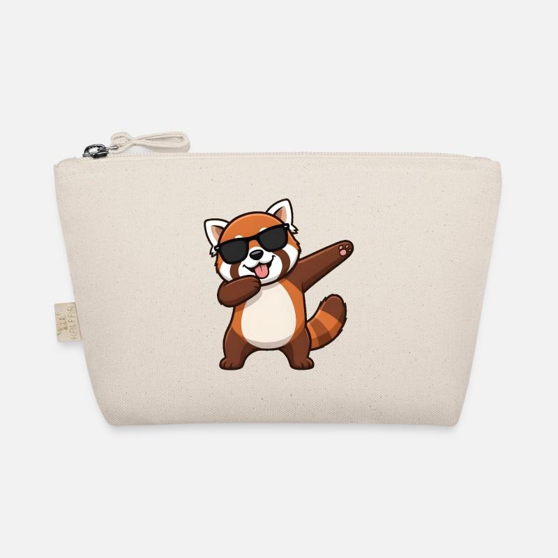 Dabbing Roter Panda Bio-Täschchen