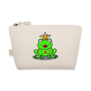 Royal frog with heart - Organic Pouch - nature - Front