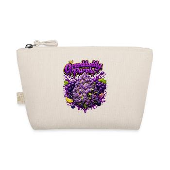 Granddaddy Purple Graffiti Print - Organic Pouch - nature - Front