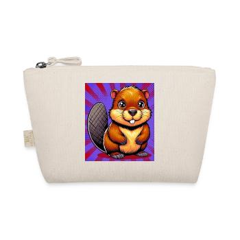beaver - Organic Pouch - nature - Front