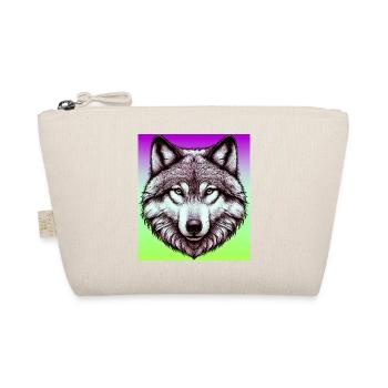 Wolf - Bio-Täschchen - Natur - Vorne