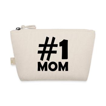 #1 Mom - Organic Pouch - nature - Front