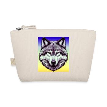 Wolf - Bio-Täschchen - Natur - Vorne