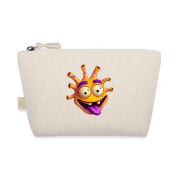 Crazy Sun Monster - Organic Pouch - nature - Front