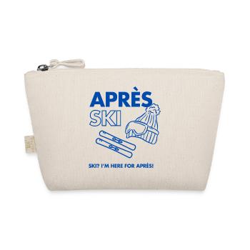 Après Ski Logo Beanie Skis - Bio-Täschchen - Natur - Vorne