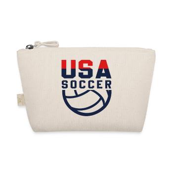USA Soccer - Bio-Täschchen - Natur - Vorne