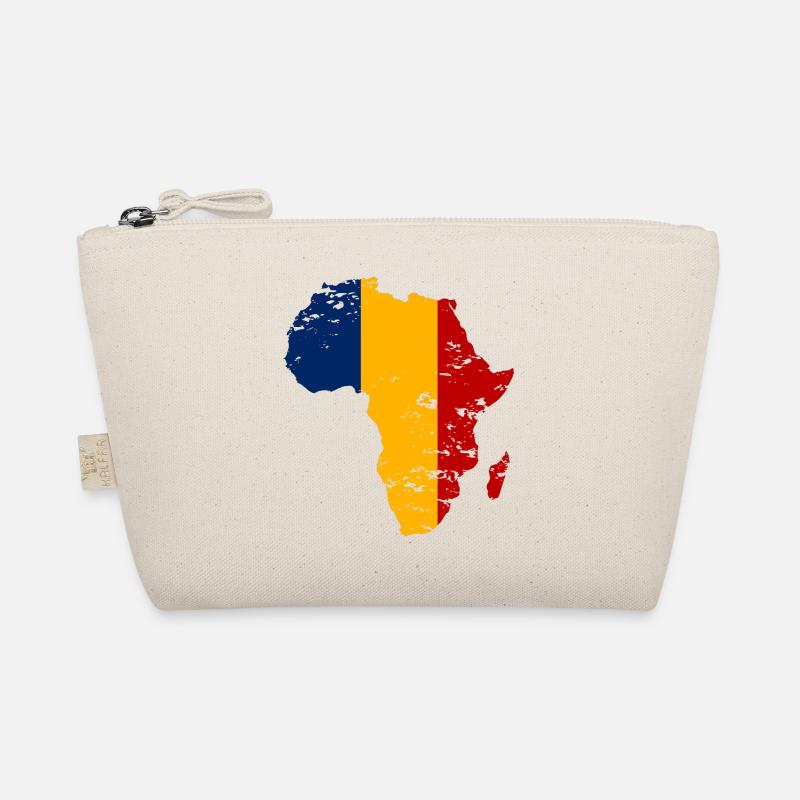 Tschad_Flagge_Afrika_used Bio-Täschchen
