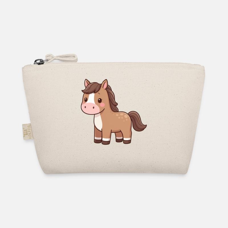 Cavalier cadeau de cheval Cheval mignon Trousse biologique