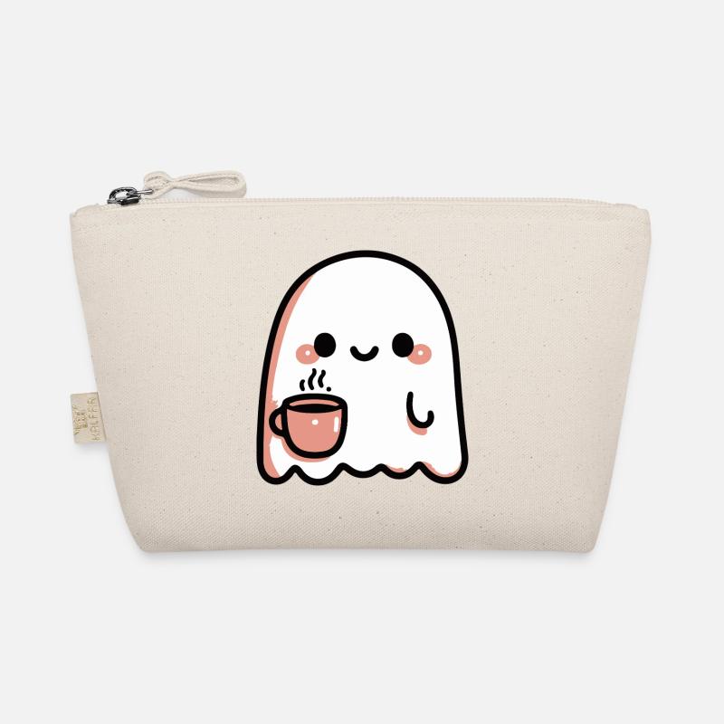 Ghost Kawaii Café Organic Pouch