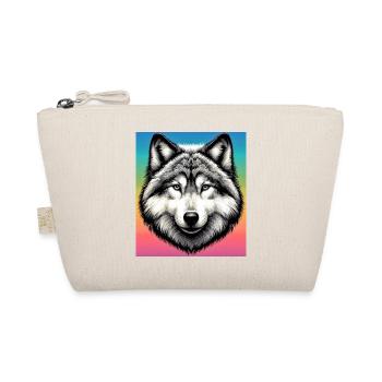 Wolf - Bio-Täschchen - Natur - Vorne
