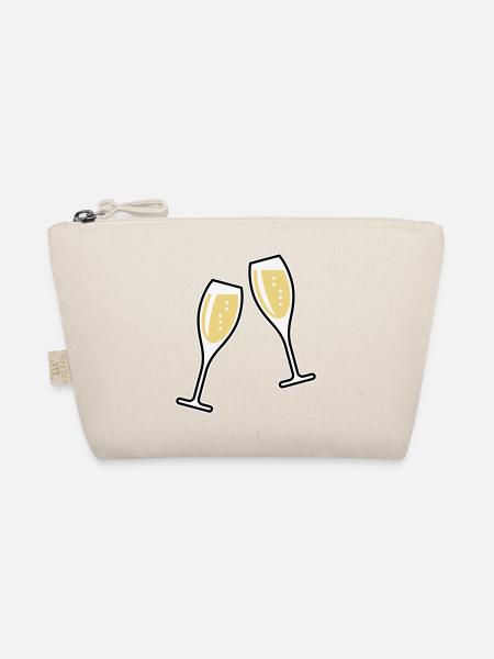 2 Sektgläser (Sekt / Oval / Zu / 3C) - Trousse biologique - nature - Devant