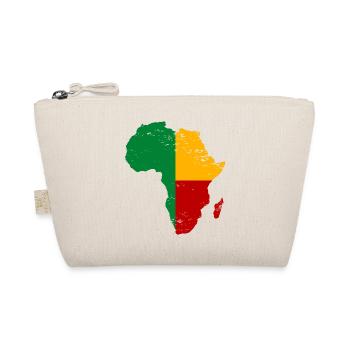 Benin Flagge Afrika used - Bio-Täschchen - Natur - Vorne