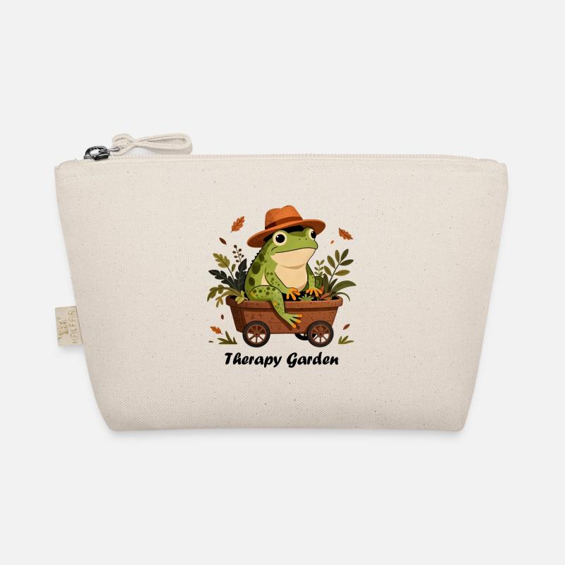 Frog gardener, therapy garden Organic Pouch